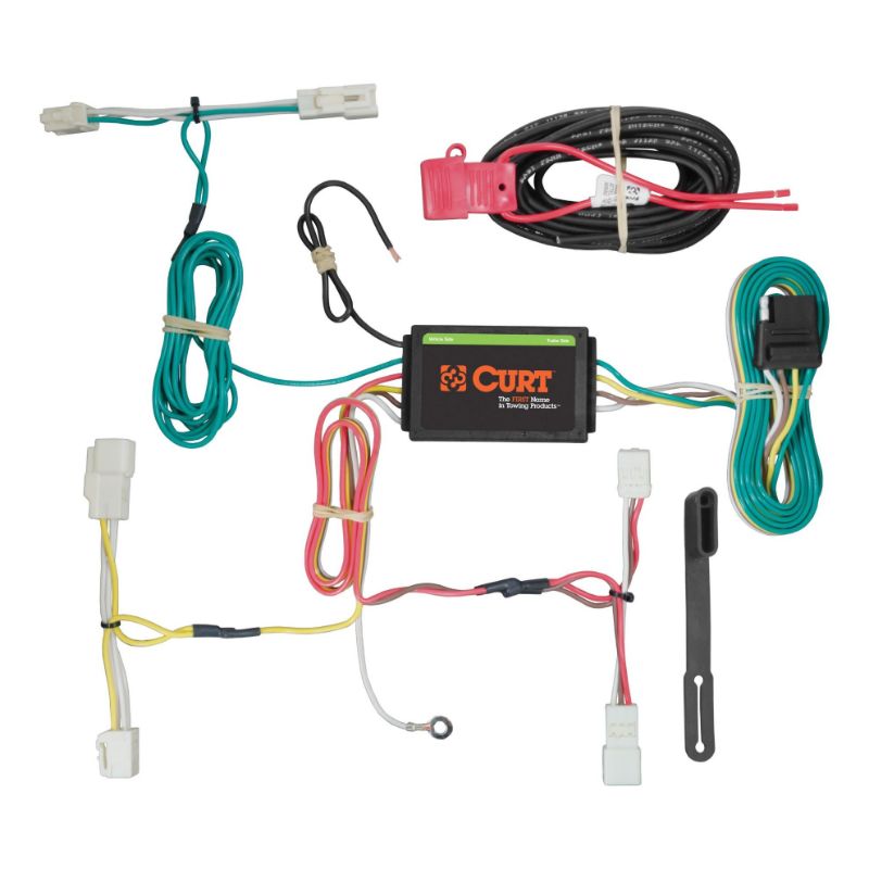 Picture of Curt Custom Wiring Harness, 4-Way Flat Output, Select Toyota Sienna - 56261