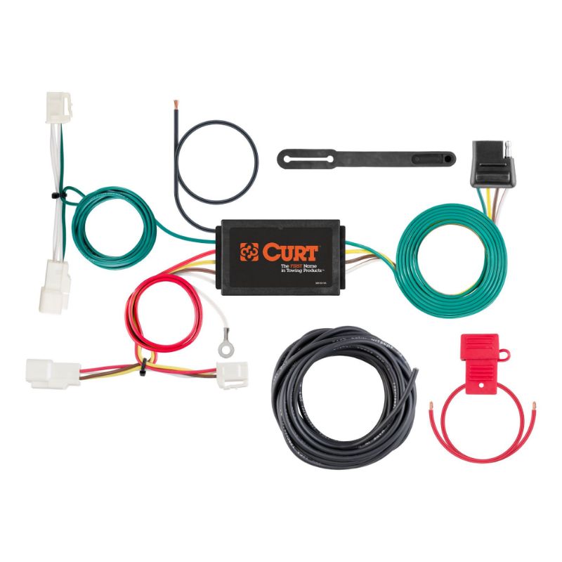 Picture of Curt Custom Wiring Harness, 4-Way Flat Output, Select Toyota Yaris - 56385