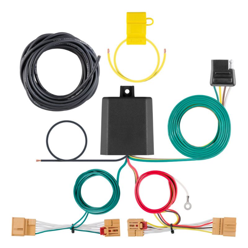 Picture of Curt Custom Wiring Harness, 4-Way Flat Output, Select Volkswagen Atlas - 56383