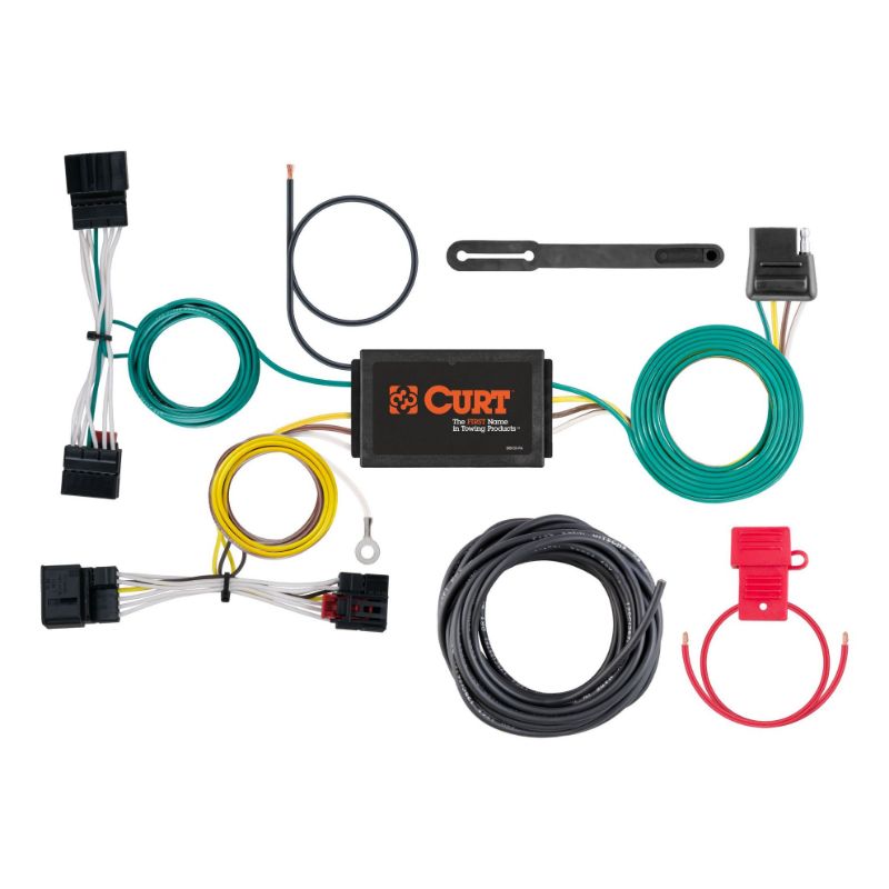 Picture of Curt Custom Wiring Harness, 4-Way Flat Output, Select Volkswagen Passat - 56388