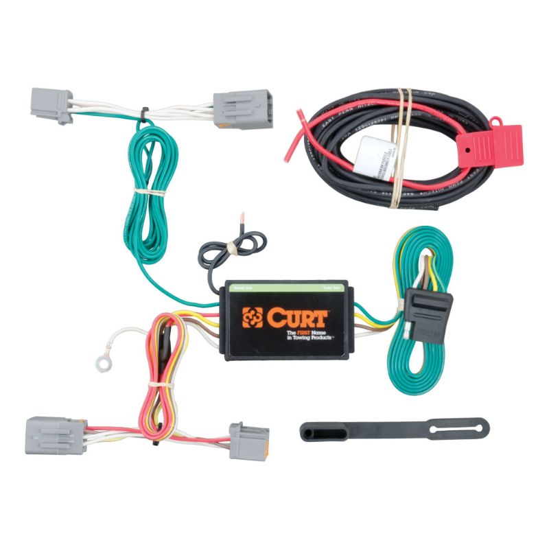 Picture of Curt Custom Wiring Harness, 4-Way Flat Output, Select Volvo S60, Cross Country - 56224