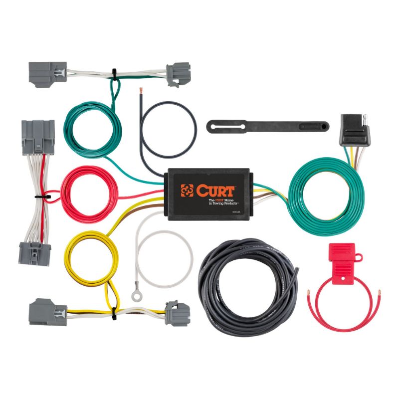 Picture of Curt Custom Wiring Harness, 4-Way Flat Output, Select Volvo XC70 - 56386