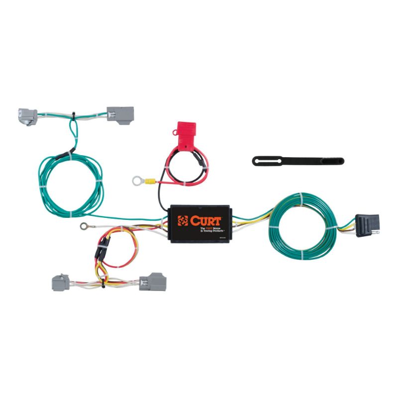 Picture of Curt Custom Wiring Harness, 4-Way Flat Output, Select Volvo XC90 - 56285