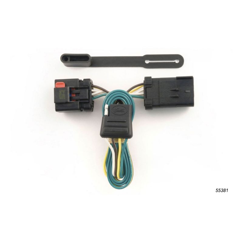Picture of Curt Custom Wiring, 4-Flat, Select Chrysler, Dodge, Jeep, Mitsubishi with Tow Package - 55381