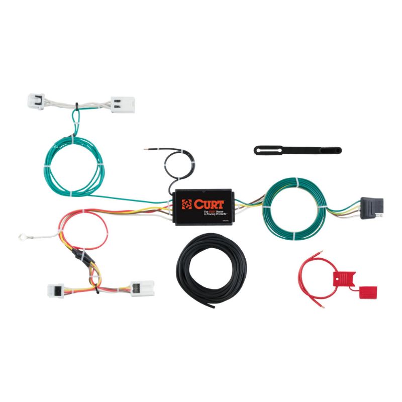 Picture of Curt Custom Wiring, 4-Way Flat Output, Select Chevrolet City Express, Nissan NV200 - 56279