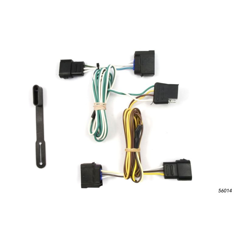 Picture of Curt Custom Wiring, 4-Way Flat Output, Select Chevrolet Corvette, Ford Focus, Ranger - 56014
