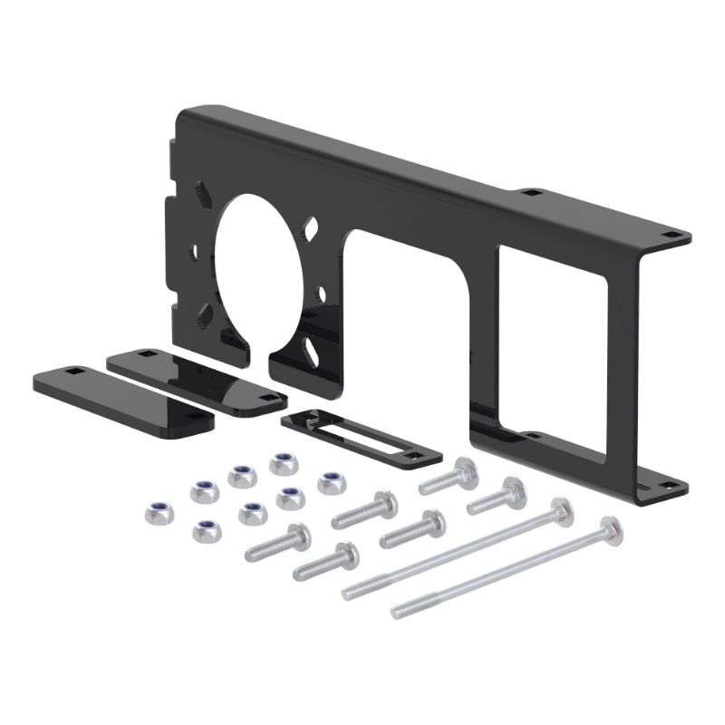 Picture of Curt Easy-Mount Wiring Bracket for 4 or 5-Flat & 6 or 7-Round (2" Receiver) - 58000