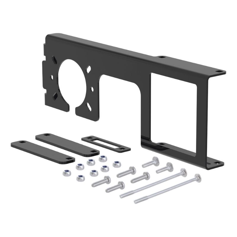 Picture of Curt Easy-Mount Wiring Bracket for 4 or 5-Flat & 6 or 7-Round (2-1/2" Receiver) - 58003