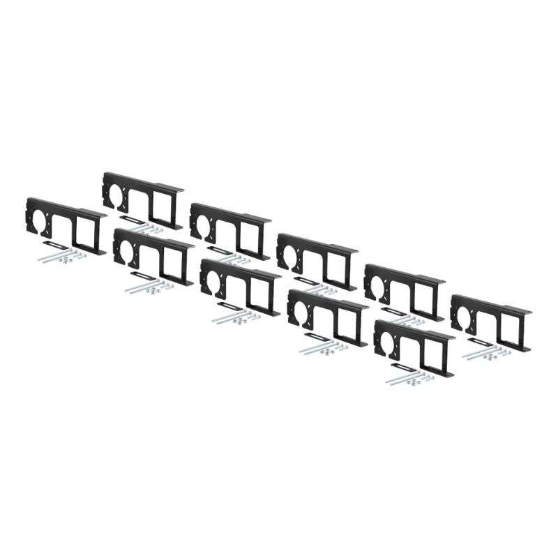 Picture of Curt Easy-Mount Wiring Brackets for 4 or 5-Flat & 6 or 7-Round (2" Receiver, 10-Pack) - 58000010