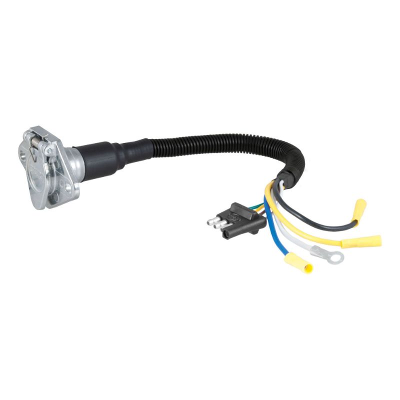 Picture of Curt Electrical Adapter (4-Way Flat Vehicle to 6-Way Round Trailer) - 57183