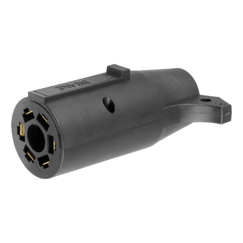 Picture of Curt Electrical Adapter (7-Way RV Blade to 6-Way Round Trailer, Center Pin Brake) - 57660