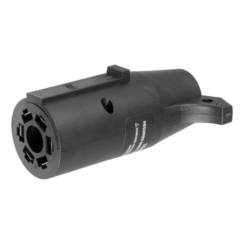 Picture of Curt LED Electrical Adapter (7-Way RV Blade Vehicle to 6-Way Round Trailer) - 57005