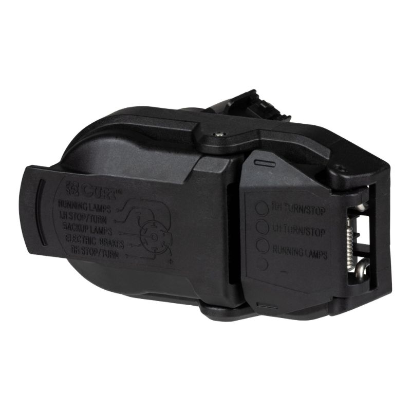Picture of Curt OEM Replacement Dual-Output 7 & 4-Way Connector (Plugs into Any USCAR) - 57015