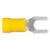 Picture of Curt Spade Terminals (12-10 Wire Gauge, #10 Stud Size, 100-Pack) - 59631