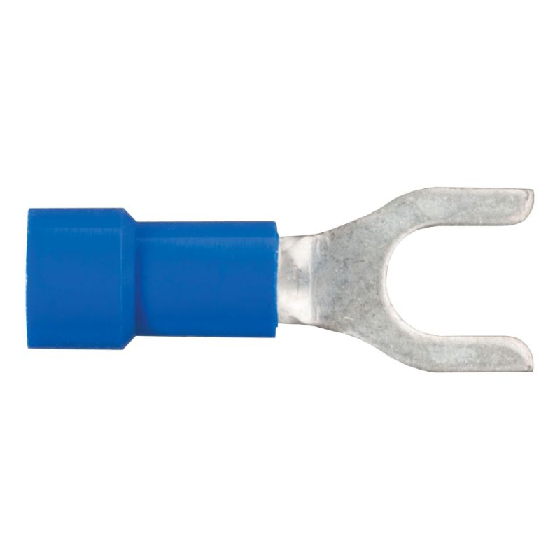 Picture of Curt Spade Terminals (16-14 Wire Gauge, #10 Stud Size, 100-Pack) - 59621