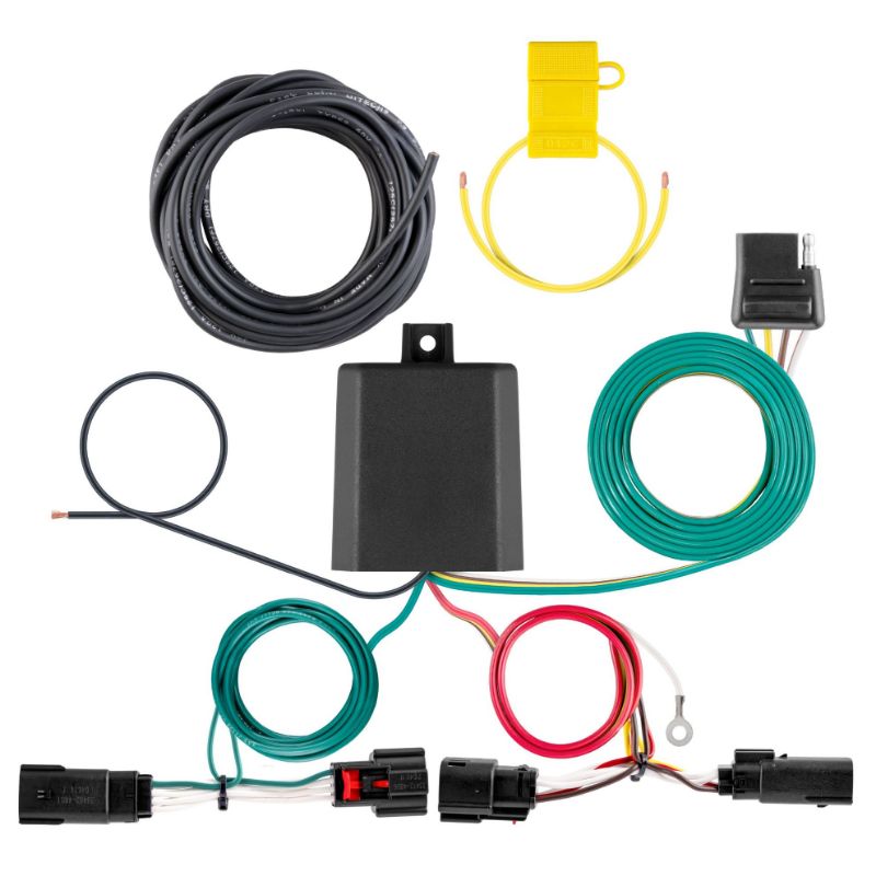 Picture of Curt Custom Wiring Harness, 4-Way Flat Output, Select Ford Mustang Mach-E - 56546