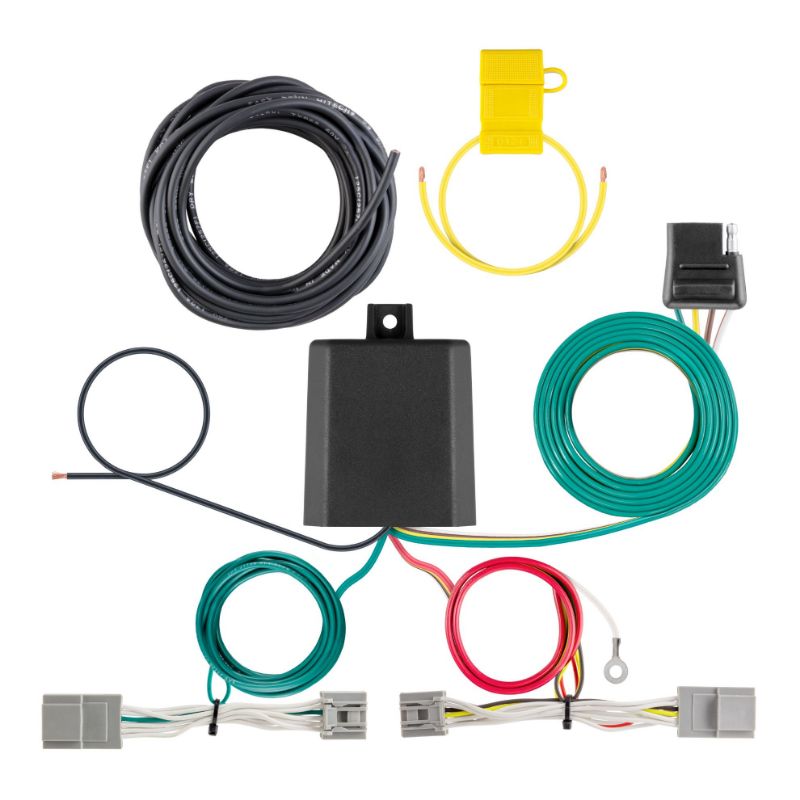 Picture of Curt Custom Wiring Harness, 4-Way Flat Output, Select Lincoln Nautilus - 56539