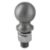 Picture of Curt 2-5/16" Trailer Ball (1" x 2-1/4" Shank, 12,000 lbs., Raw Steel) - 40042