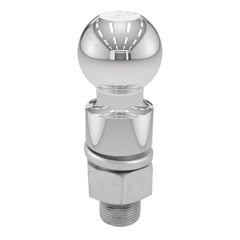 Picture of Curt 2-5/16" Trailer Ball (1-1/4" x 2-5/8" Shank, 1" Rise, 10,000 lbs., Chrome) - 40035