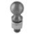 Picture of Curt 2-5/16" Trailer Ball (1-1/4" x 2-5/8" Shank, 30,000 lbs., Raw Steel) - 40085