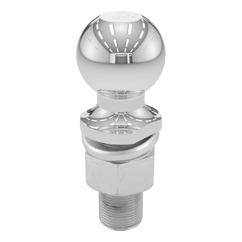 Picture of Curt 2-5/16" Trailer Ball (1-1/4" x 3" Shank, 6,000 lbs., Chrome) - 40022