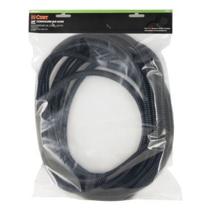 Picture of Curt 3/8" x 25' Convoluted Slit Loom Tubing (Packaged) - 59825