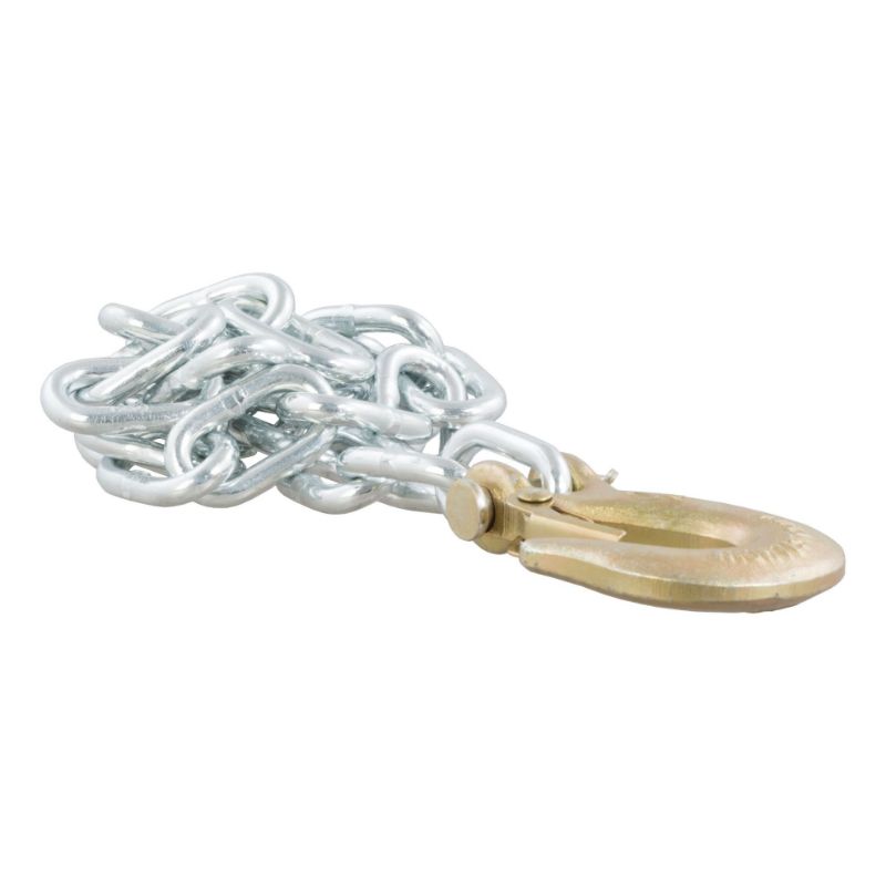 Picture of Curt 35" Safety Chain with 1 Clevis Hook (7,800 lbs, Clear Zinc) - 80302