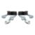 Picture of Curt 43-7/8" Safety Cables with 2 Snap Hooks (3,500 lbs, Vinyl-Coated, 2-Pack) - 80136