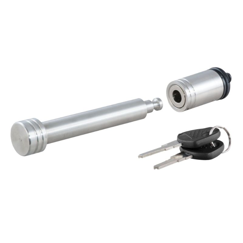 Picture of Curt 5/8" Hitch Lock (2" or 2-1/2" Receiver, Barbell, Stainless) - 23519