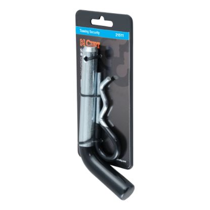 Picture of Curt 5/8" Hitch Pin (2" Receiver, Zinc with Rubber Grip, Packaged) - 21511