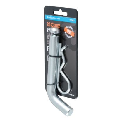 Picture of Curt 5/8" Hitch Pin with Groove (2" or 2-1/2" Receiver, Zinc, Packaged) - 21583