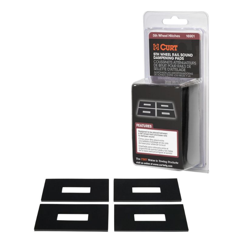 Picture of Curt 5th Wheel Rail Sound Dampening Pads (Packaged) - 16901