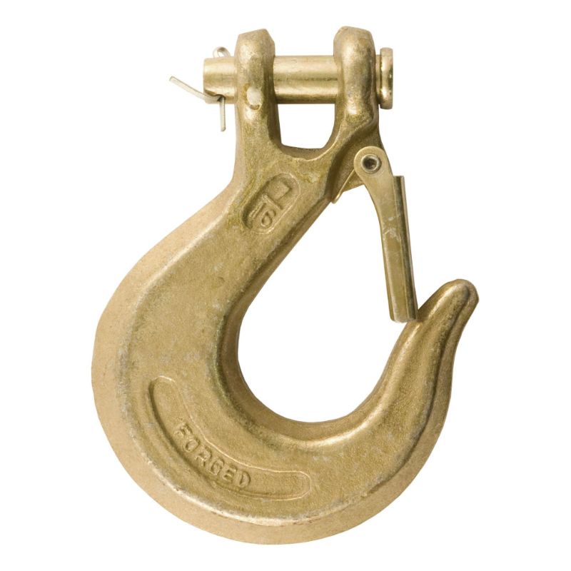 Picture of Curt 7/16" Safety Latch Clevis Hook (40,000 lbs, 17/32" Pin) - 81970
