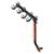 Picture of Curt ActiveLink Ultra Hitch-Mounted Bike Rack (4 Bikes, 2" Shank) - 18412