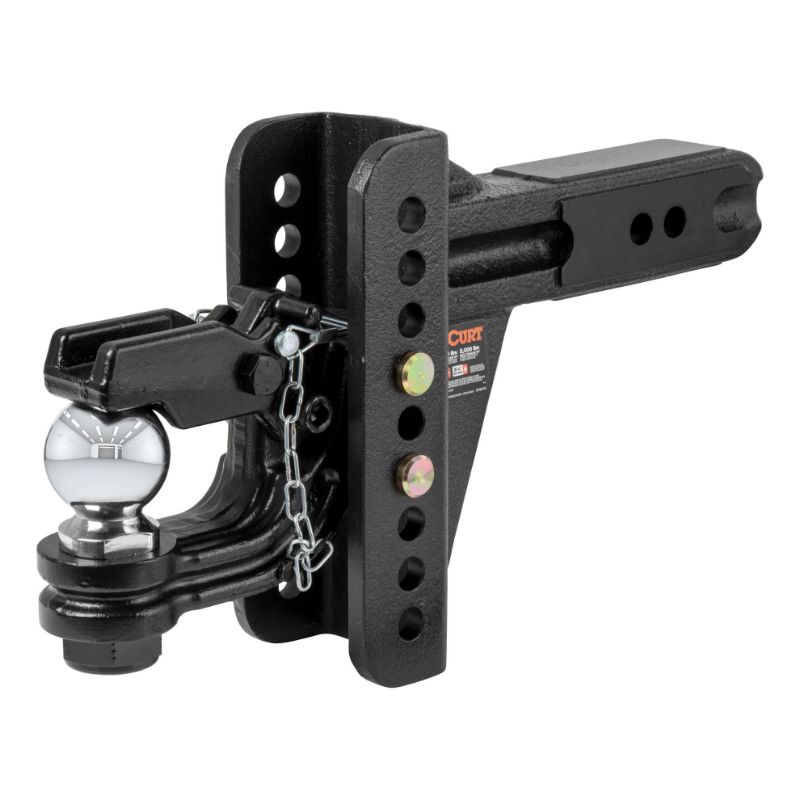 Picture of Curt Adjustable Channel Mount with 2-5/16" Ball & Pintle (2-1/2" Shank, 20,000 lbs.) - 45908