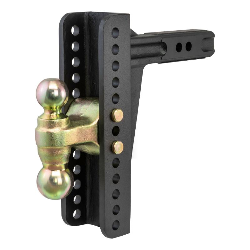 Picture of Curt Adjustable Channel Mount with Dual Ball (2" Shank, 14,000 lbs., 10-1/8" Drop) - 45926