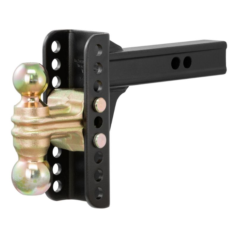 Picture of Curt Adjustable Channel Mount with Dual Ball (2" Shank, 14,000 lbs., 6" Drop) - 45900