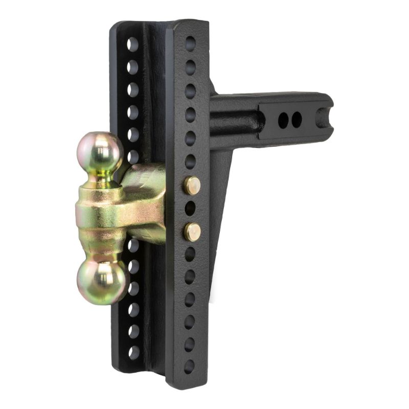 Picture of Curt Adjustable Channel Mount, Dual Ball (2-1/2" Shank, 20,000 lbs., 10-3/8" Drop) - 45927
