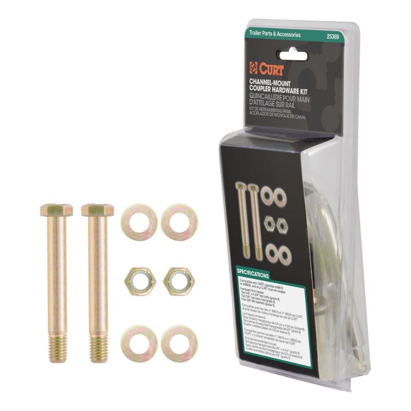 Picture of Curt Channel-Mount Coupler Hardware Kit - 25389
