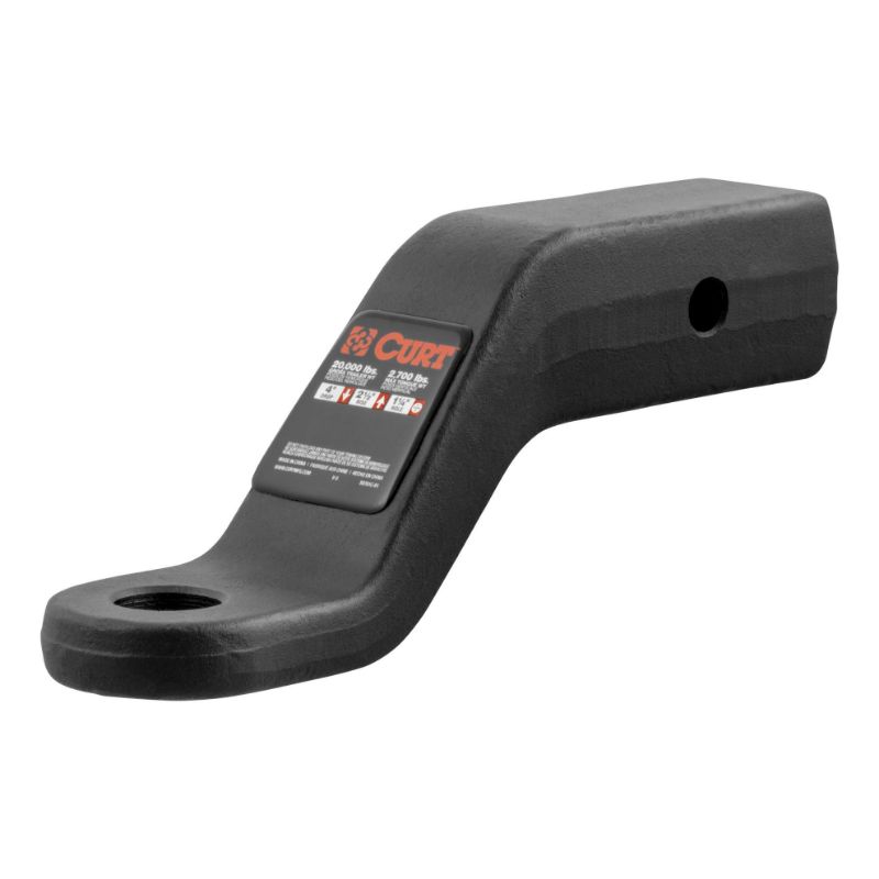 Picture of Curt Commercial Duty Forged Ball Mount (2-1/2" Shank, 20,000 lbs., 4" Drop) - 45458