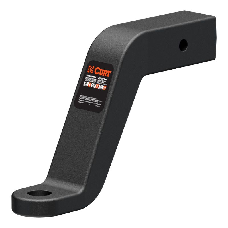 Picture of Curt Commercial Duty Forged Ball Mount (2-1/2" Shank, 20,000 lbs., 8" Drop) - 45460