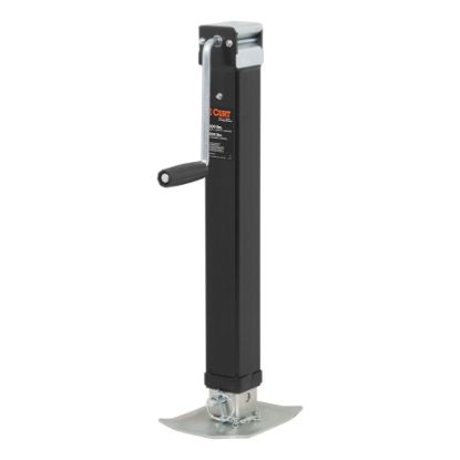 Picture of Curt Direct-Weld Square Jack with Side Handle (8,000 lbs, 15" Travel) - 28575