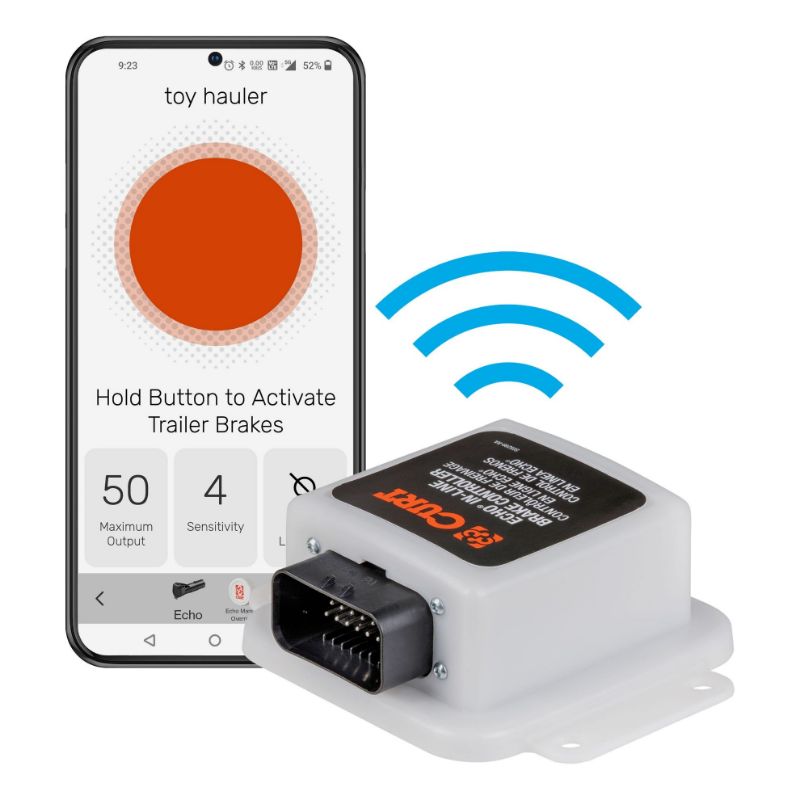 Picture of Curt Echo In-Line Trailer Brake Controller, Bluetooth® Smartphone Connection - 51200