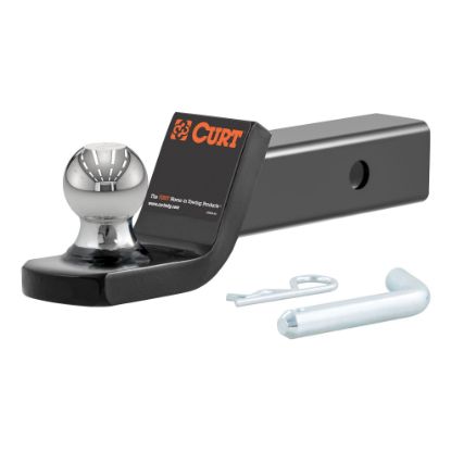 Picture of Curt Fusion Ball Mount with 1-7/8" Ball (2" Shank, 5,000 lbs., 2" Drop) - 45131
