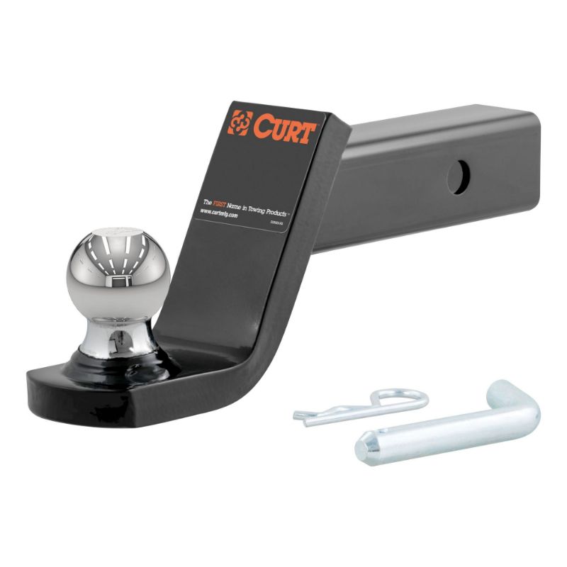 Picture of Curt Fusion Ball Mount with 1-7/8" Ball (2" Shank, 5,000 lbs., 4" Drop) - 45151