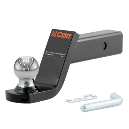 Picture of Curt Fusion Ball Mount with 2" Ball (2" Shank, 7,500 lbs., 4" Drop) - 45154