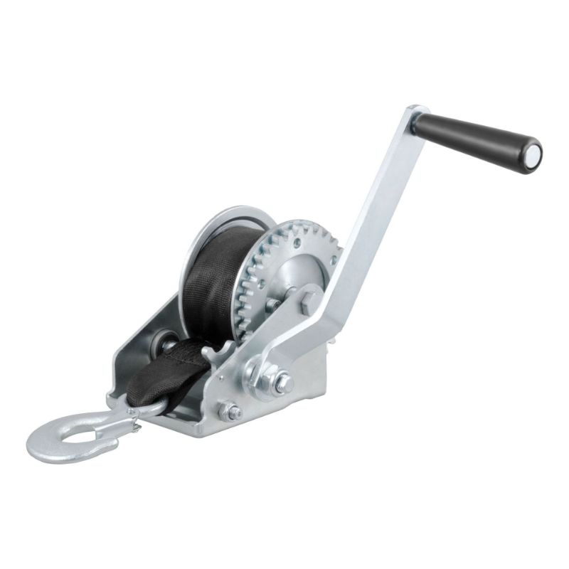 Picture of Curt Hand Crank Winch with 15' Strap (900 lbs, 6-1/2" Handle) - 29433