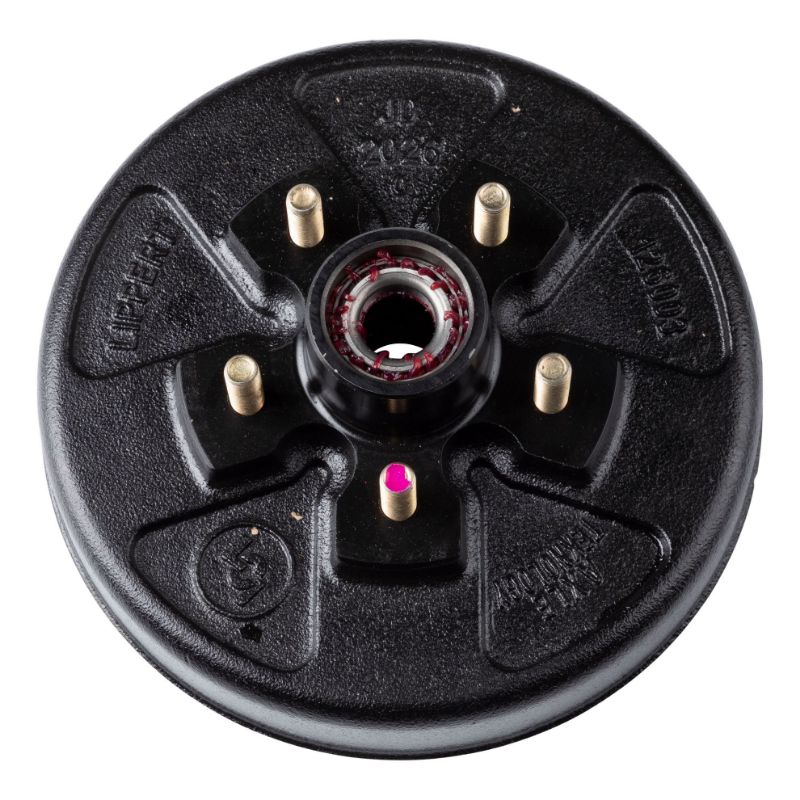 Picture of Curt 10" RV Brake Drum Hub for 3,500-lb Axle - 5 on 4.5", 1/2" Stud (Fully Assembled) - 814200