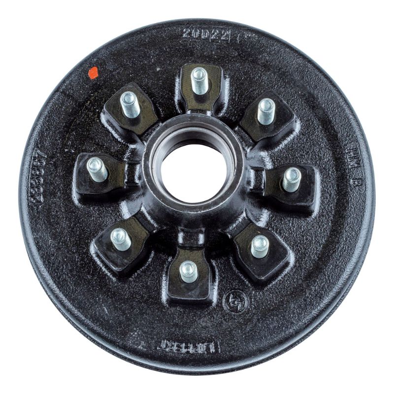 Picture of Curt 12" Brake Drum Hub for 7,000-lb Axle - 8 on 6.5", 9/16" Stud (with Bearing Cone) - 814213