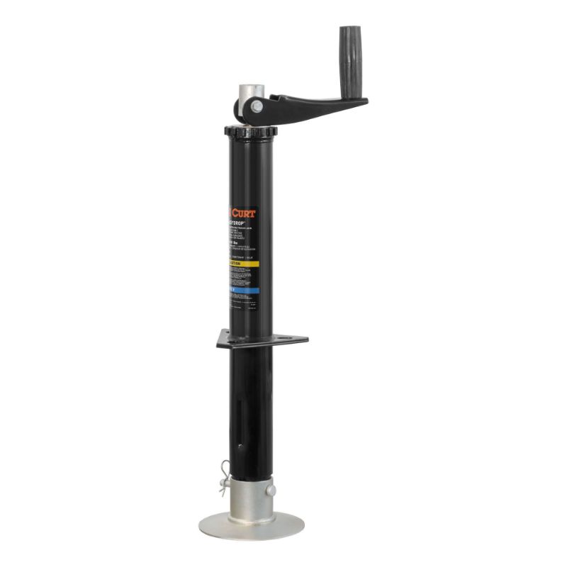 Picture of Curt Lippert Quick Drop Drill-Operated Tongue Jack, 2,000 lbs, 14" Travel - 733926
